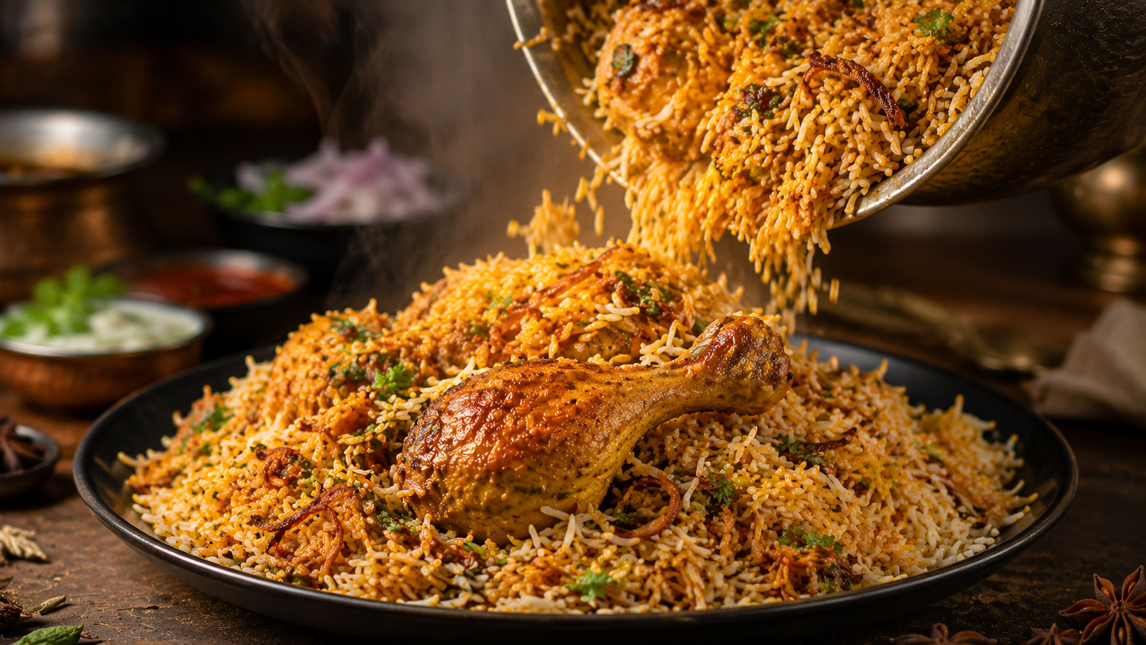 Aromatic Biryani Background